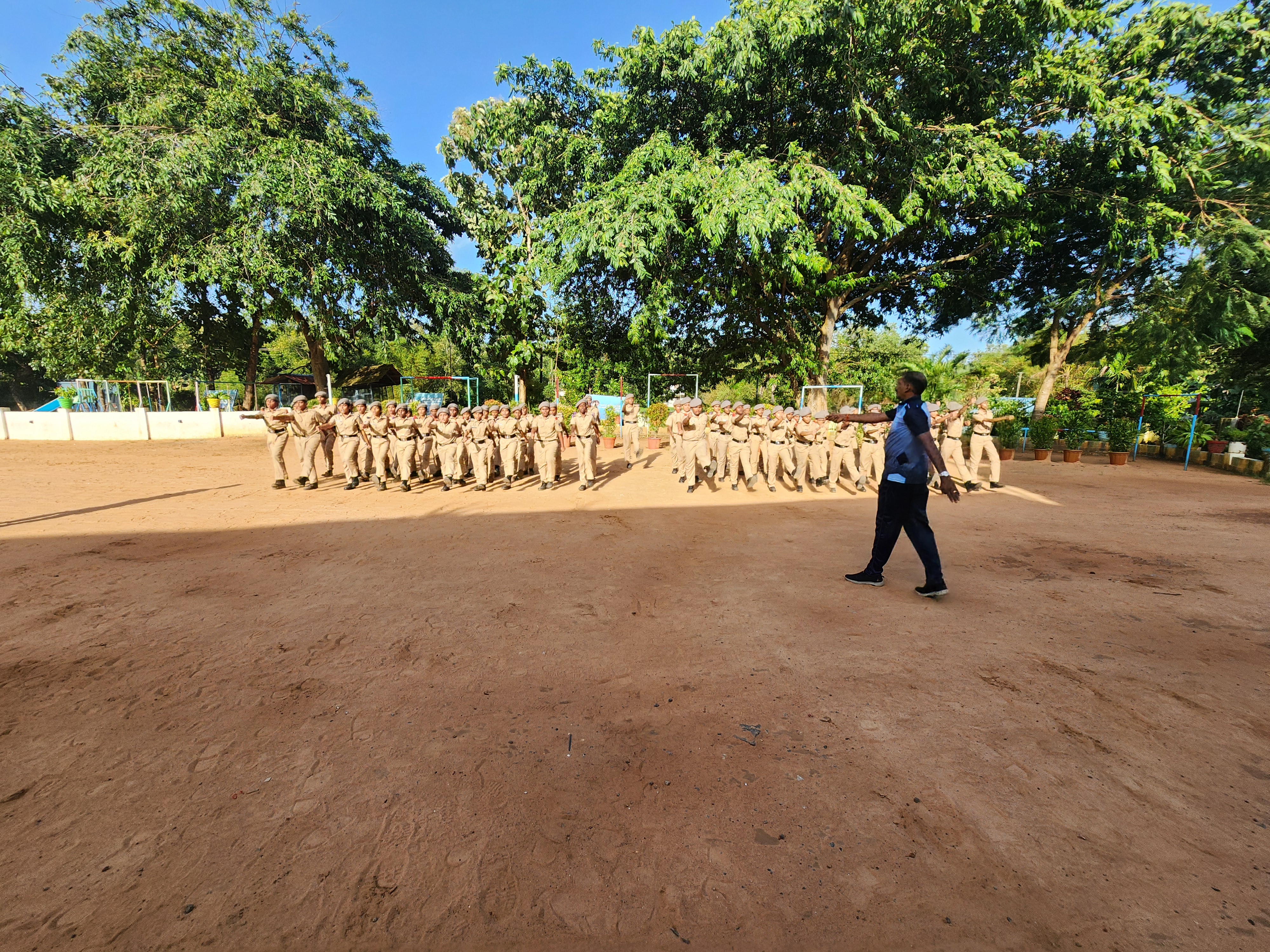 Drill Training — Vidyadhiraja Vidyapeetom Sainik School